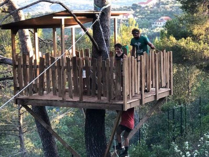 costruire terrazze sugli alberi