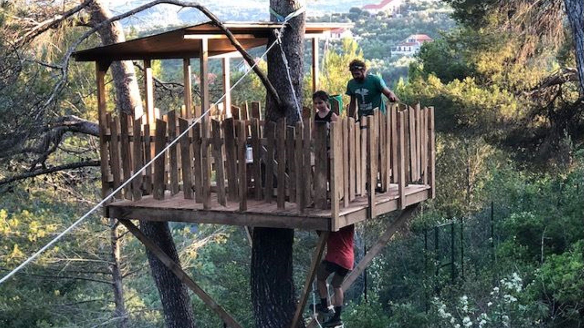 costruire terrazze sugli alberi